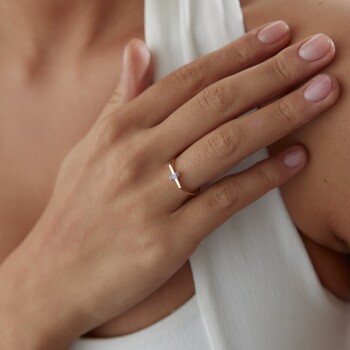 Purple Stripe Yüzük - Nüans (1)