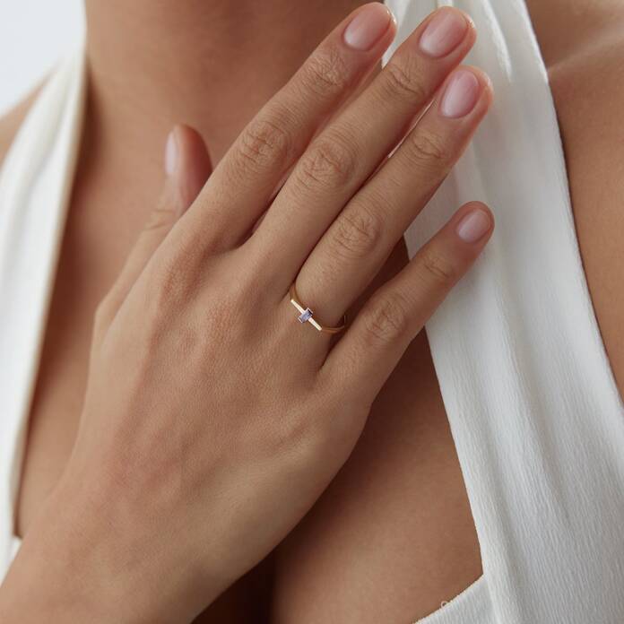 Purple Stripe Yüzük - 1