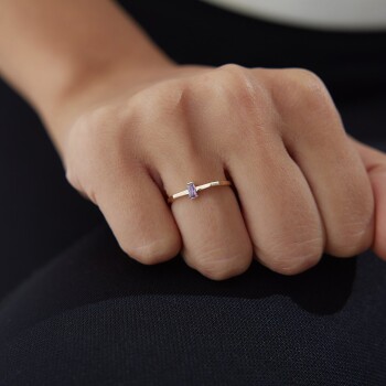 Purple Stripe Yüzük - 3