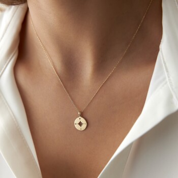 Pusula Yön Kolye - Mazal (1)