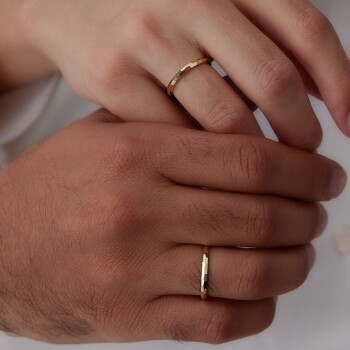 Puzzle Çift Alyans - Tülay Alyans