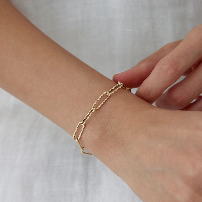 Pyramid Ataç Bileklik - Mg Gold (1)