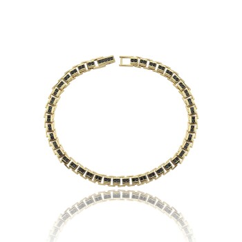 Python Altın Erkek Bileklik - 3