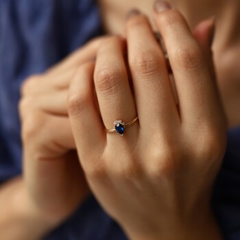Queen Blues Yüzük - Alen