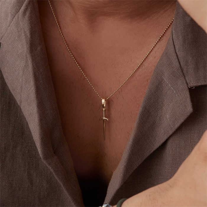 Quillon Hançer Erkek Kolye - 3