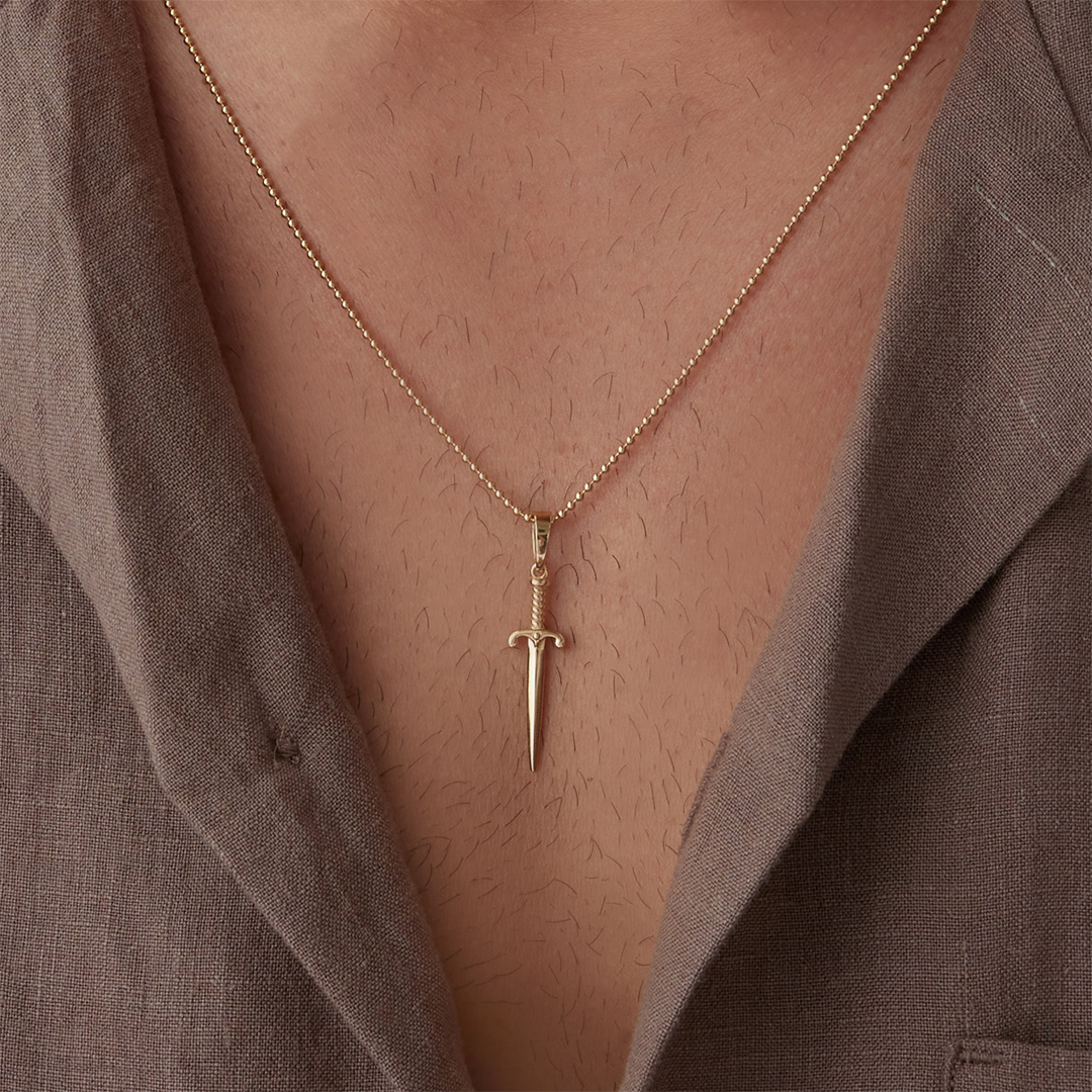 Quillon Hançer Erkek Kolye - 2