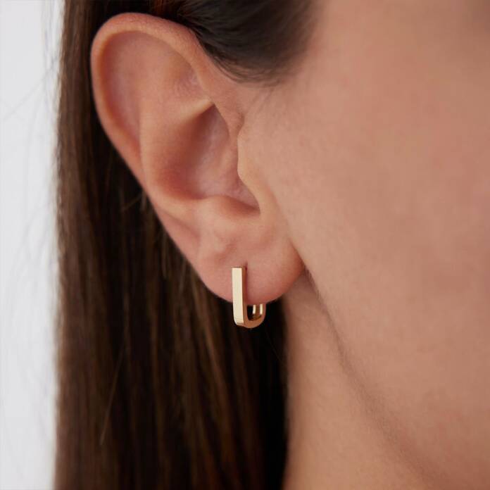 Rectangle J Küpe - 1