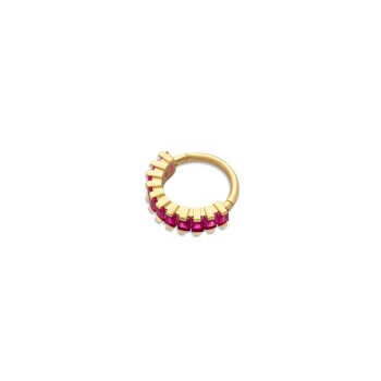 Red Circle Helix Piercing - Alen (1)