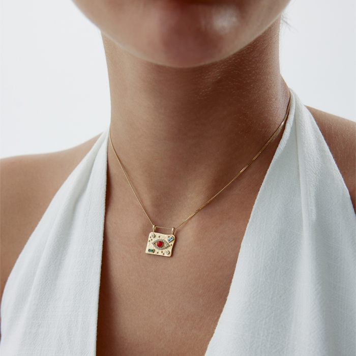 Red Eye Tablet Kolye - RİTİM (1)