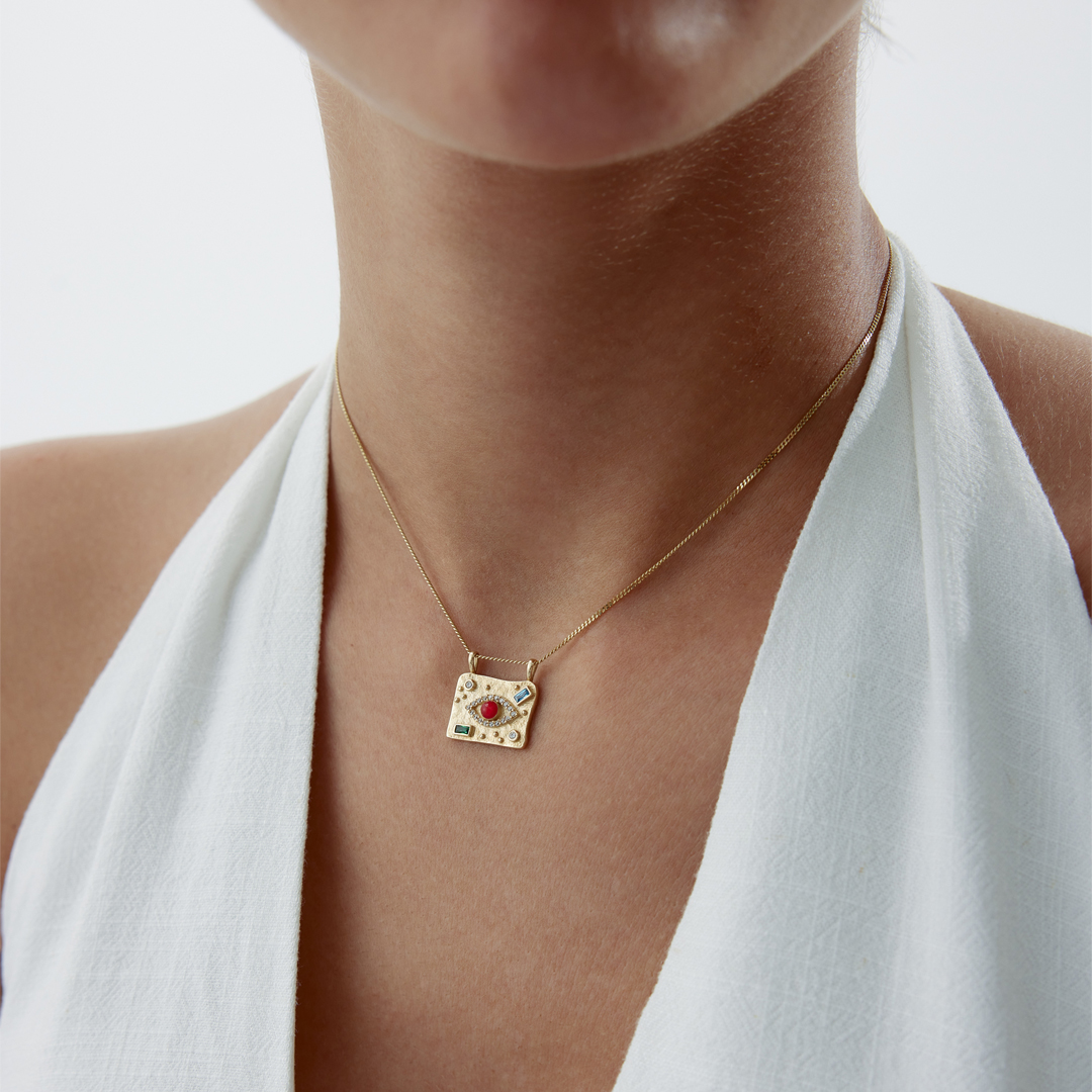 Red Eye Tablet Kolye - 2