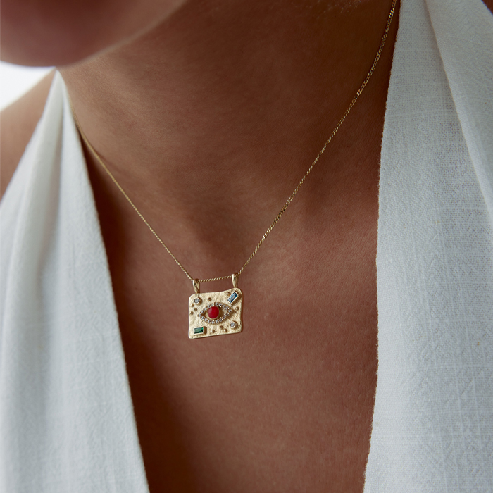 Red Eye Tablet Kolye - 3