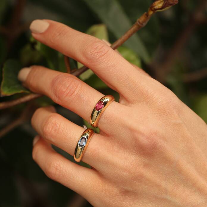 Red Sıvama Bombe Yüzük - 2