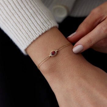 Red Spiga Burgu Bileklik - Rayna