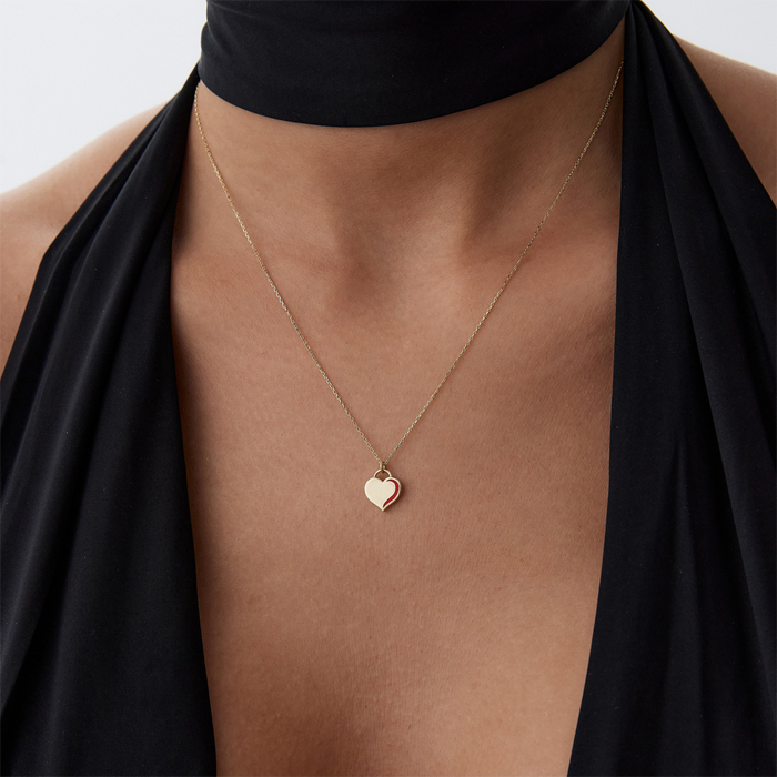 Red Tu Kalp Kolye - Alen