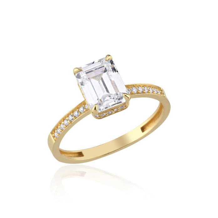 Reflection Yarımtur Tektaş Yüzük - 2