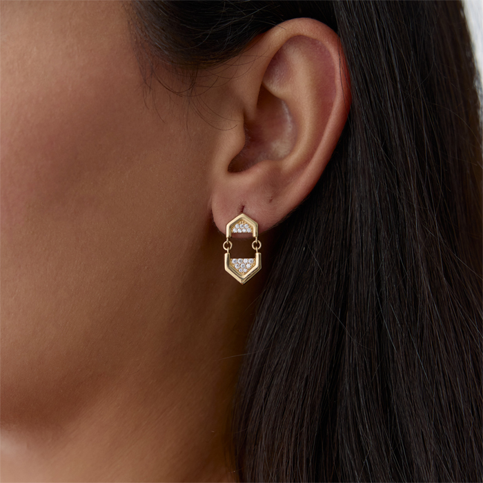 Rellia Taşlı Küpe - Cemart