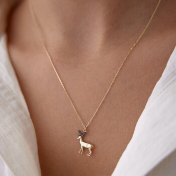 Ren Geyiği Kolye - Rayna