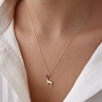 Ren Geyiği Kolye - Rayna (1)