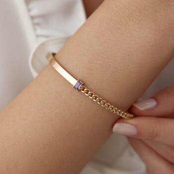 Renkli Baget ve Yarım Gurmetli Kelepçe - Mazi (1)