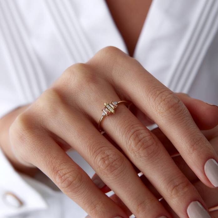 Renkli Bagetli Yüzük - 1