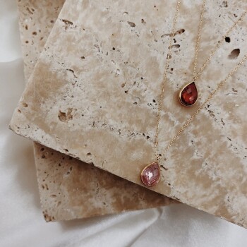 Renkli Drop Kolye - Cemart (1)