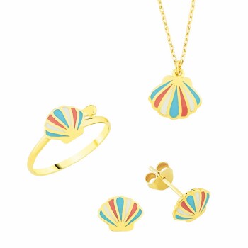 Renkli Midye Çocuk Seti - Melike