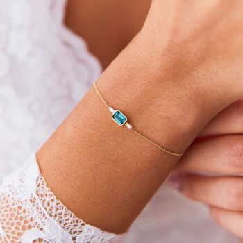 Renkli Taşlı Bileklik - Rayna