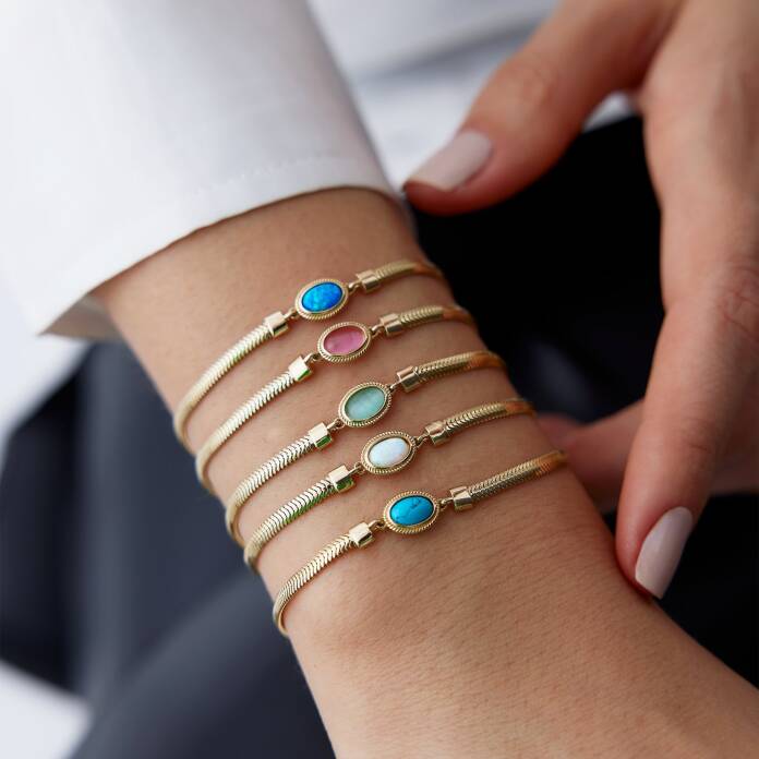 Renkli Taşlı Bileklik - 1