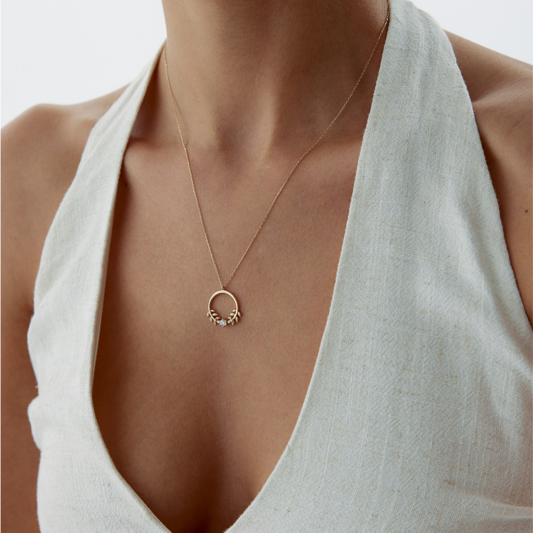 Ring Flower Kolye - 2