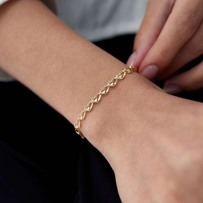 Rinntin İtalyan Kalpli Bileklik - 1