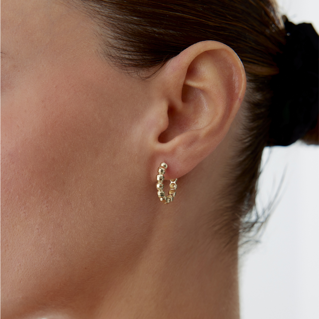 Round Halka Küpe - 1