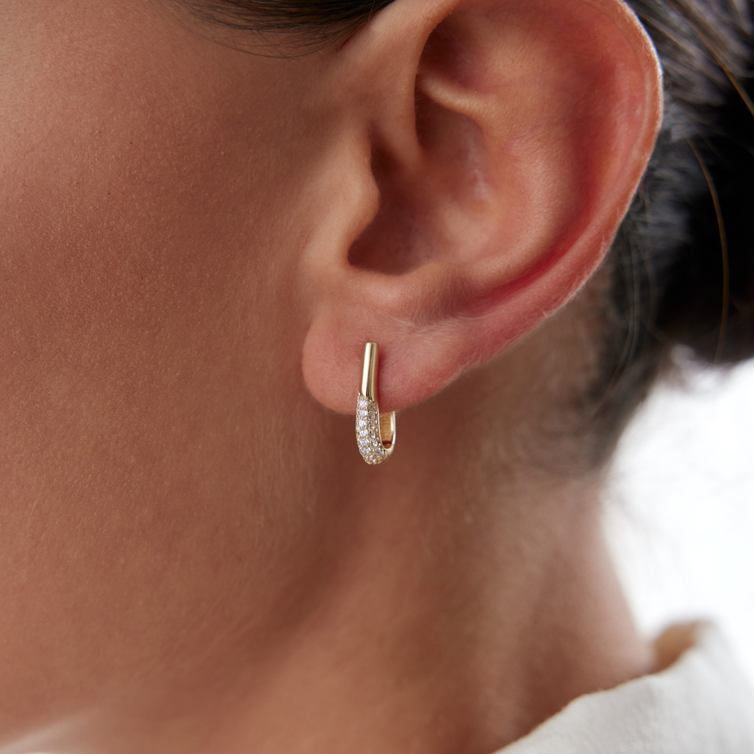 Royal Taşlı Küpe - 1