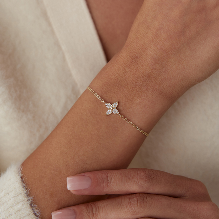 Rubi Çiçek Bileklik - Rayna