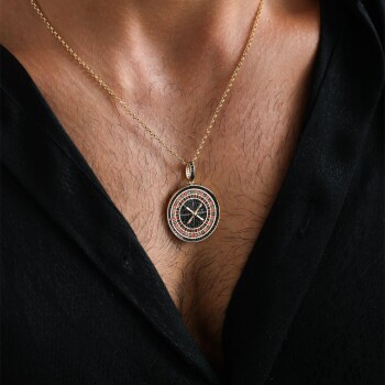 Rulet Çark Erkek Kolye - Koçak