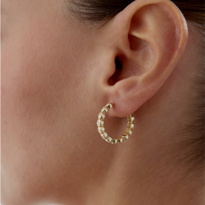 Rulo Halka Küpe - Rayna (1)