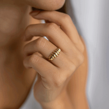 Sade Arpa Yüzük - Rayna