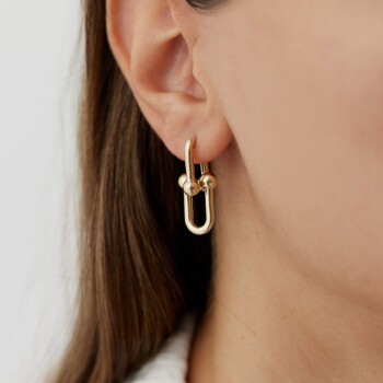 Sade Kilit Küpe - Mazal