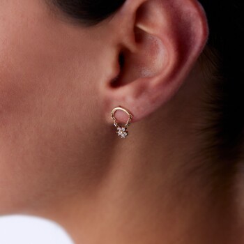 Salıncak Aşk Çiçeği Küpe - RİTİM (1)