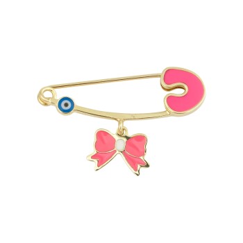 Sallantılı Fiyonk Kız Bebek İğnesi - Melike