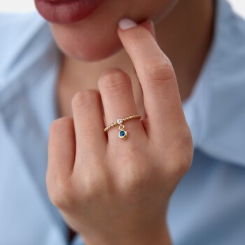 Sallantılı Nazar Yüzük - CNR