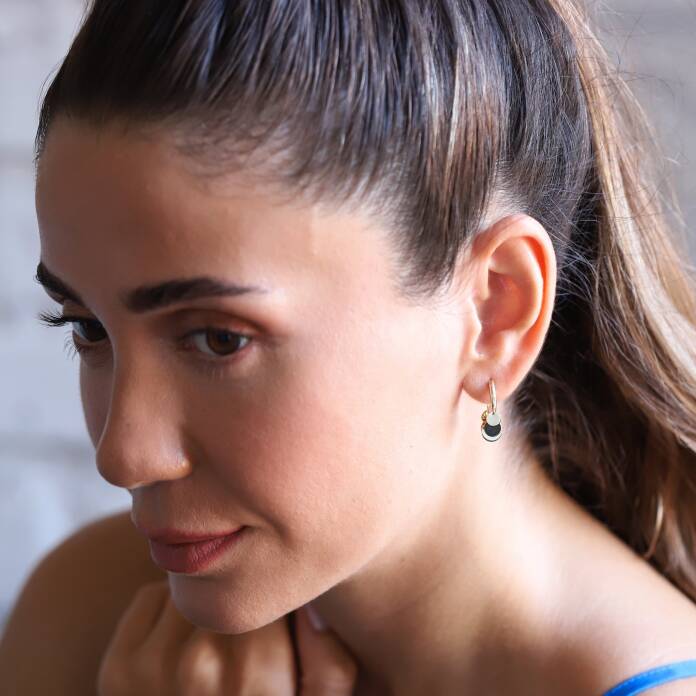 Sallantılı Pullu Shakira Küpe - 2