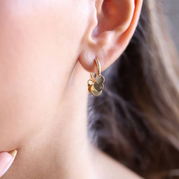 Sallantılı Pullu Shakira Küpe - 3