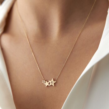 Samanyolu Tria Yıldız Kolye - CNR