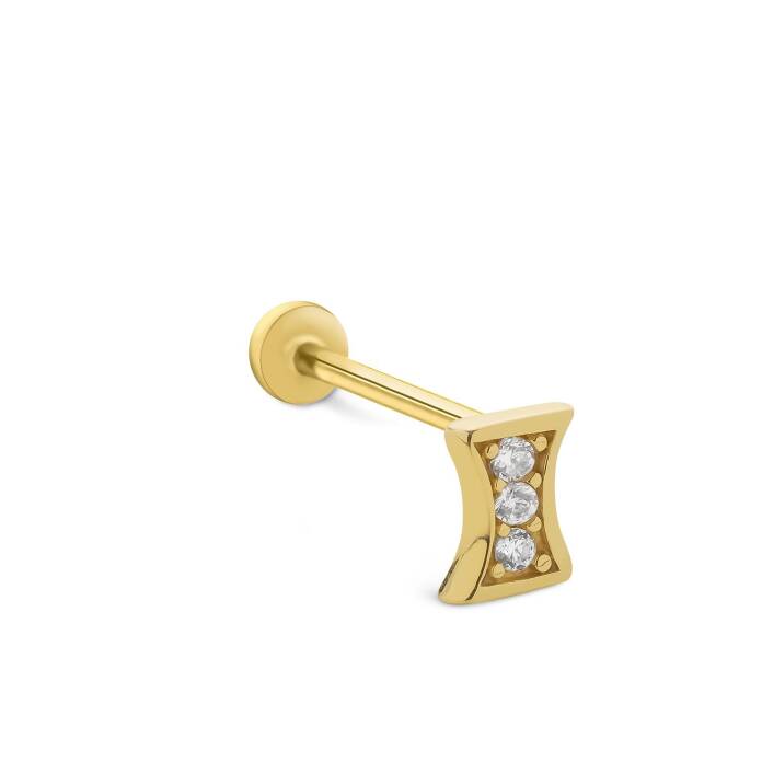 Sand Tragus Piercing - 1