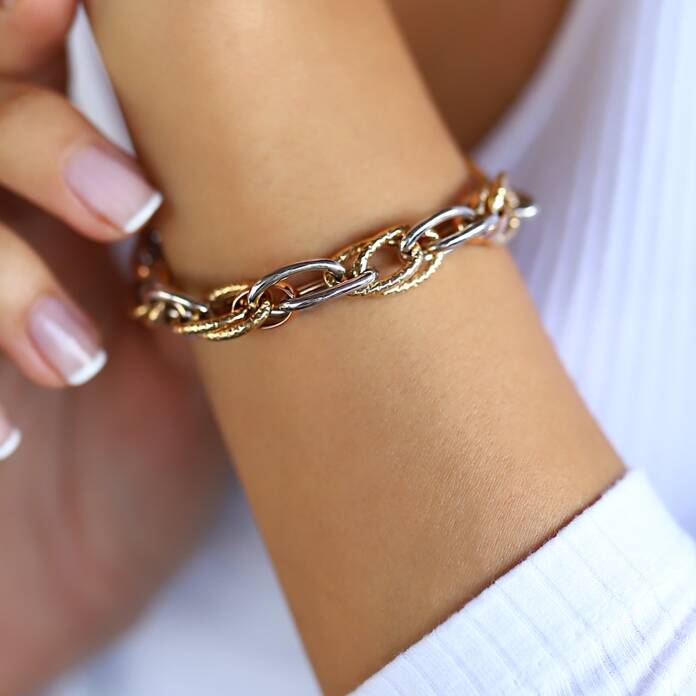 Sarı Beyaz Hallow Bileklik - 2