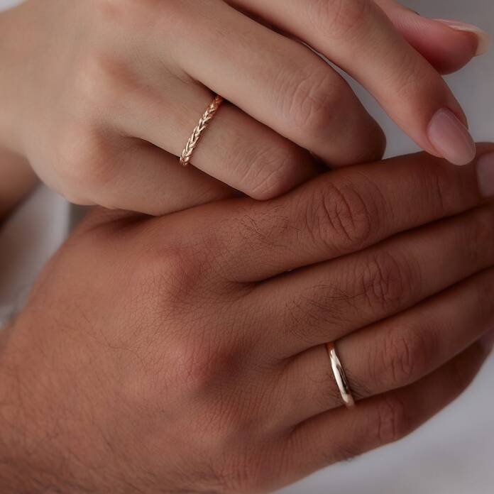 Sarmal Çift Alyans - 1