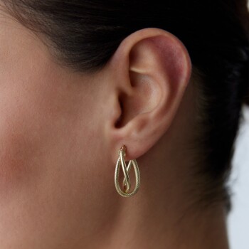 Sarmal Kafes Küpe - Dilmener