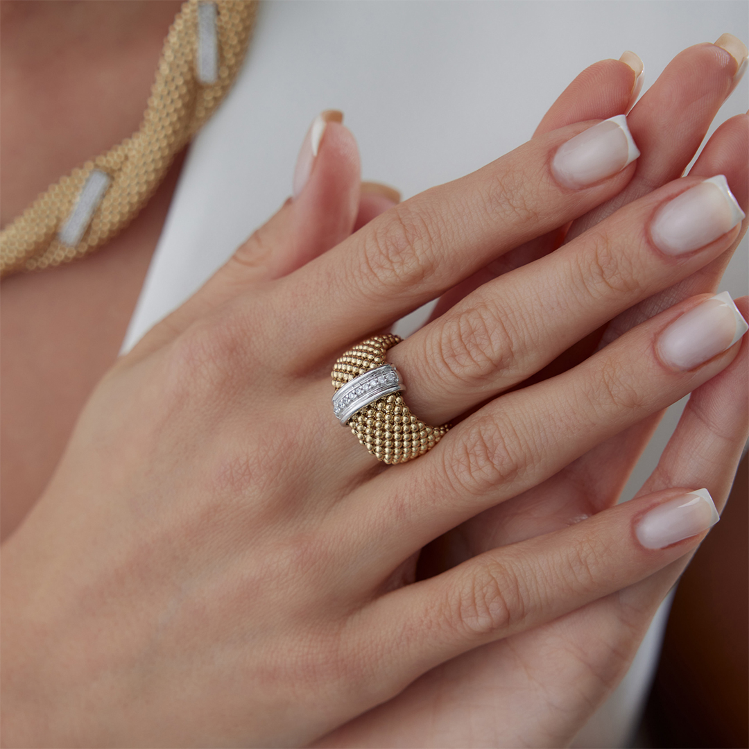 Sarmal Örgü Yüzük - 2