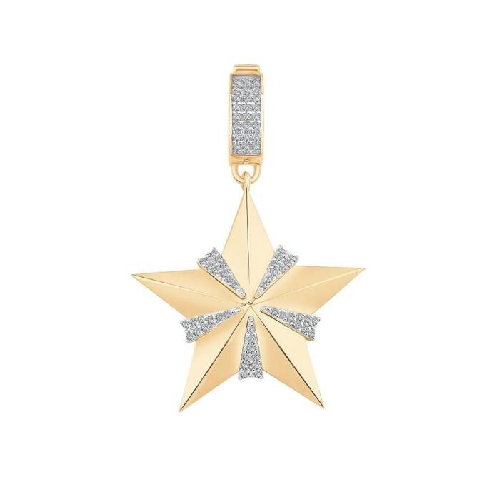 Sarmal Taşlı Yıldız Charm - 1