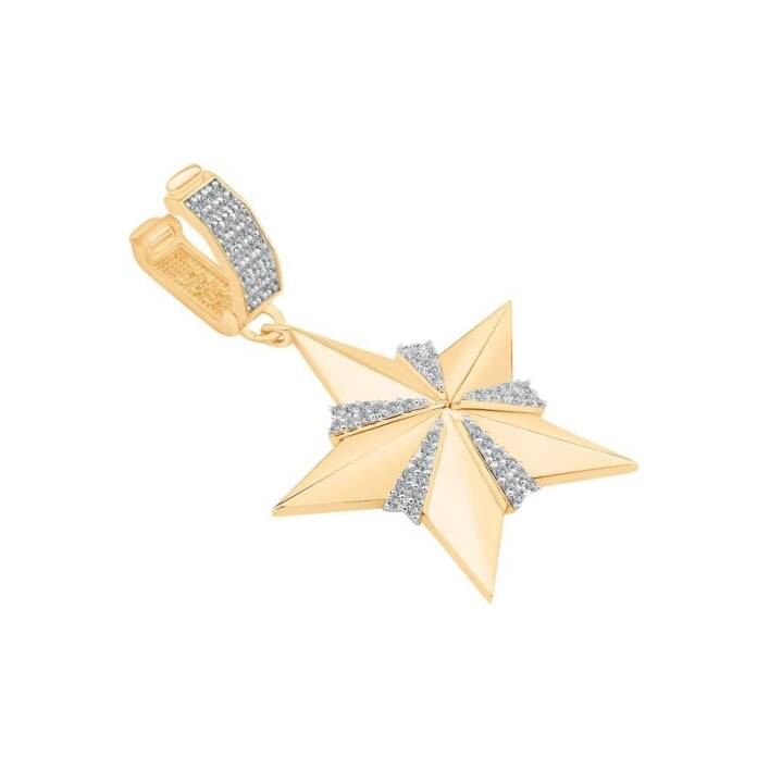 Sarmal Taşlı Yıldız Charm - 2